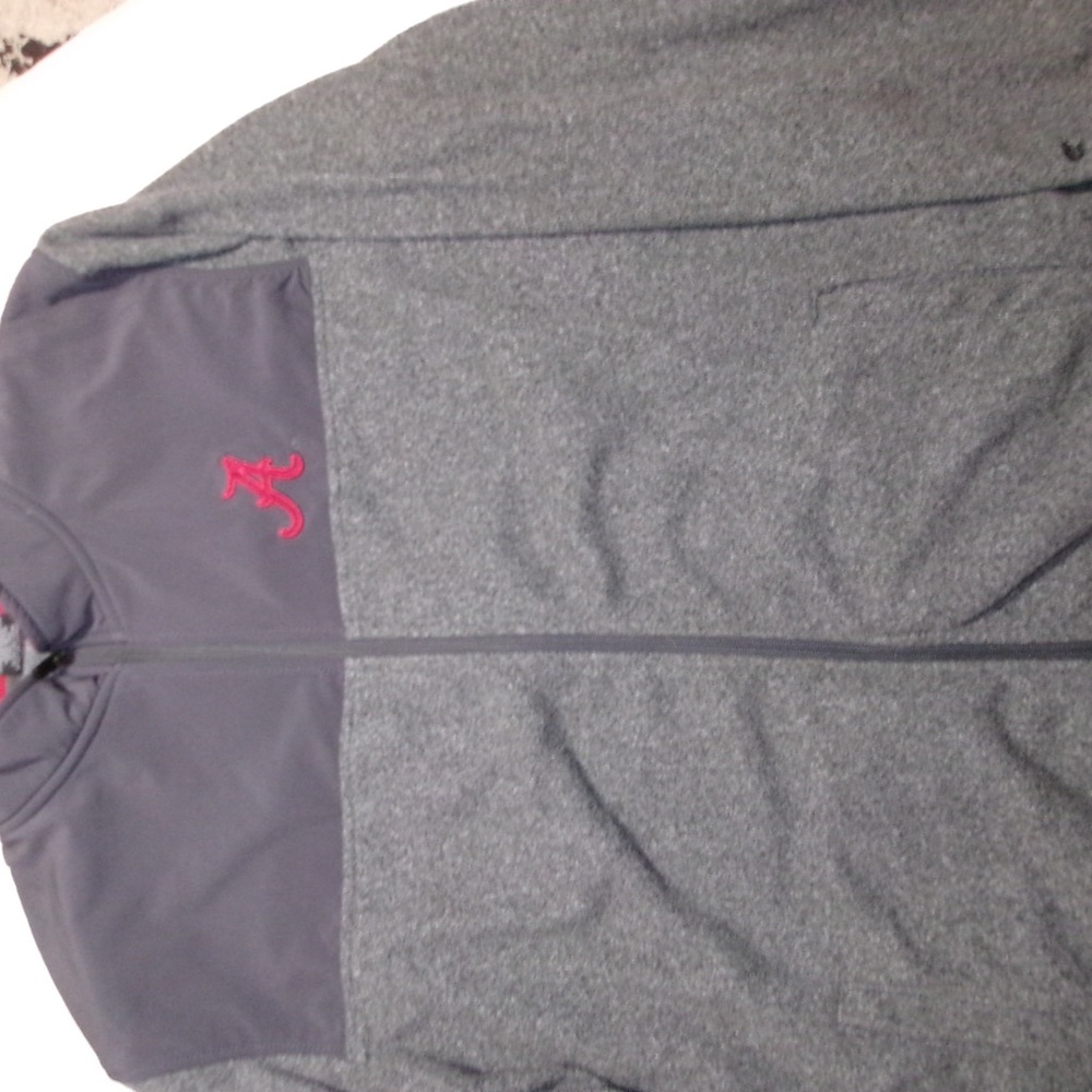 Colosseum Gray and Black Jacket with Red Accent